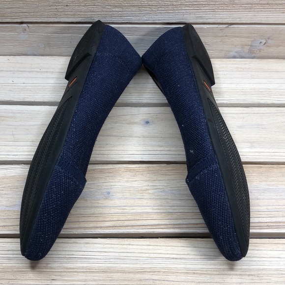 HUSH PUPPIES Navy Sadie Ballet Flats Size 6 - Picture 4 of 10